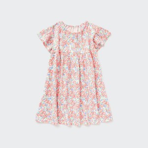 Baby Uniqlo Airism Cotton Dress Orange | KWFM-89167