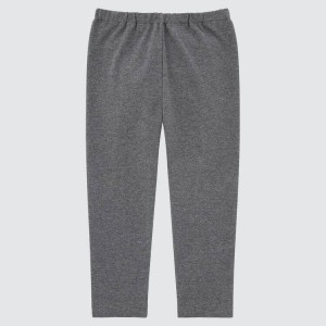 Baby Uniqlo Cotton (2021 Season) Leggings Dark Grey | XPHZ-43209