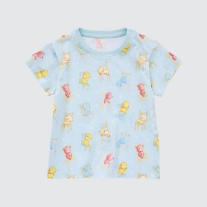 Baby Uniqlo Picturebook Ut Graphic T Shirts Light Blue | RWGA-37260