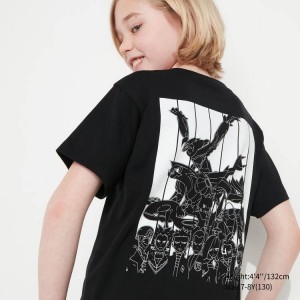 Kids' Uniqlo Pokemon Ut Graphic T Shirts Black | GFTX-64089