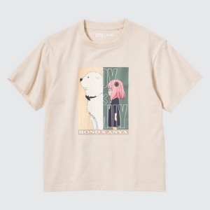 Kids' Uniqlo Spy X Family Ut Graphic T Shirts Beige | HFCP-36487