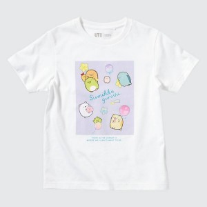 Kids' Uniqlo Sumikkogurashi Ut Graphic T Shirts White | JGDY-07396