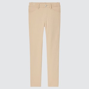 Kids' Uniqlo Ultra Stretch (2021 Season) Trousers Beige | BDOR-02657