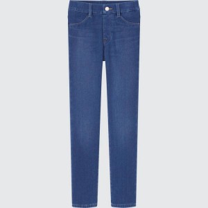 Kids' Uniqlo Ultra Stretch Denim (2021 Season) Jeans Blue | YDZF-94082