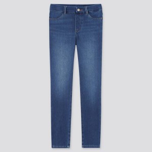 Kids' Uniqlo Ultra Stretch Denim (2021 Season) Jeans Blue | NIJL-74821