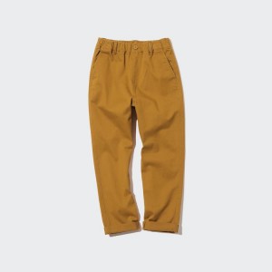 Kids' Uniqlo Ultra Stretch Tapered Jogger Yellow | BRUF-91837