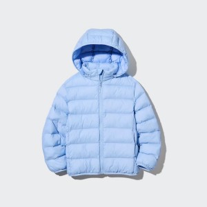 Kids' Uniqlo Warm Padded Washable Parka Blue | FSUC-06748