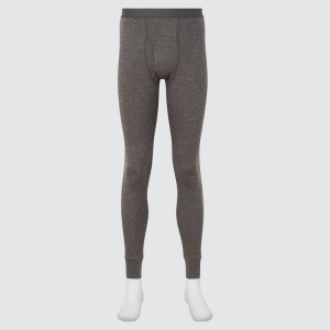 Men's Uniqlo Heattech Thermal Tights (2021 Season) Trousers Dark Grey | MUTK-01539