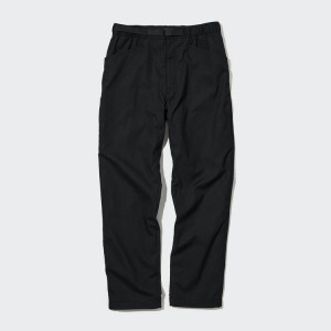 Men's Uniqlo Heattech Warm Lined (Short) Trousers Black | VEHM-28794