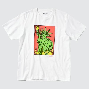 Men's Uniqlo Keith Haring Ut Graphic T Shirts White | DFQM-60247