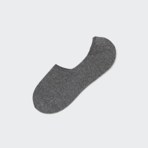 Men's Uniqlo Low Cut Socks Dark Grey | XUOD-36789