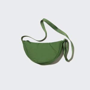 Men's Uniqlo Round Mini Shoulder Bags Green | AMRU-81465