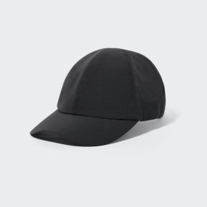 Men's Uniqlo Two-way Stretch Caps Black | TXFH-24085