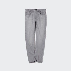 Men's Uniqlo Ultra Stretch Skinny Fit Jeans Grey | GZNA-37654