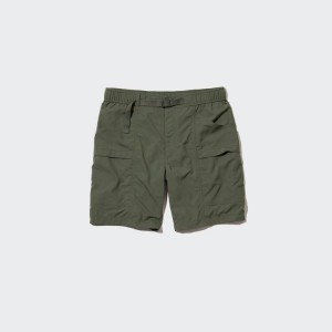 Men's Uniqlo Utility Shorts Olive | EQFM-07649