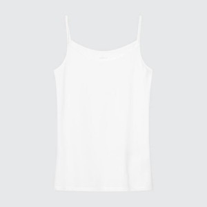 Women's Uniqlo Airism Camisole Tops White | QRVH-71905