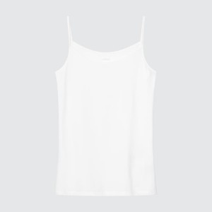 Women's Uniqlo Airism Camisole Vest White | KOLZ-38561