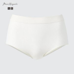 Women's Uniqlo Mame Kurogouchi High Rise Seamless Underwear White | FHKC-60459