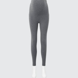 Women's Uniqlo Maternity Leggings Dark Grey | QDOU-24706