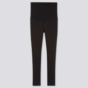 Women's Uniqlo Maternity Long (2020 Season) Leggings Black | GCYN-46938