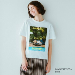 Women's Uniqlo Sofia Coppola Ut Graphic T Shirts White | YLOE-82694