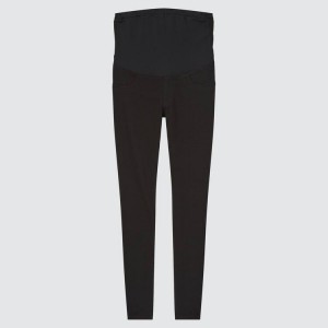 Women's Uniqlo Ultra Stretch Maternity Leggings Black | YGCK-59807