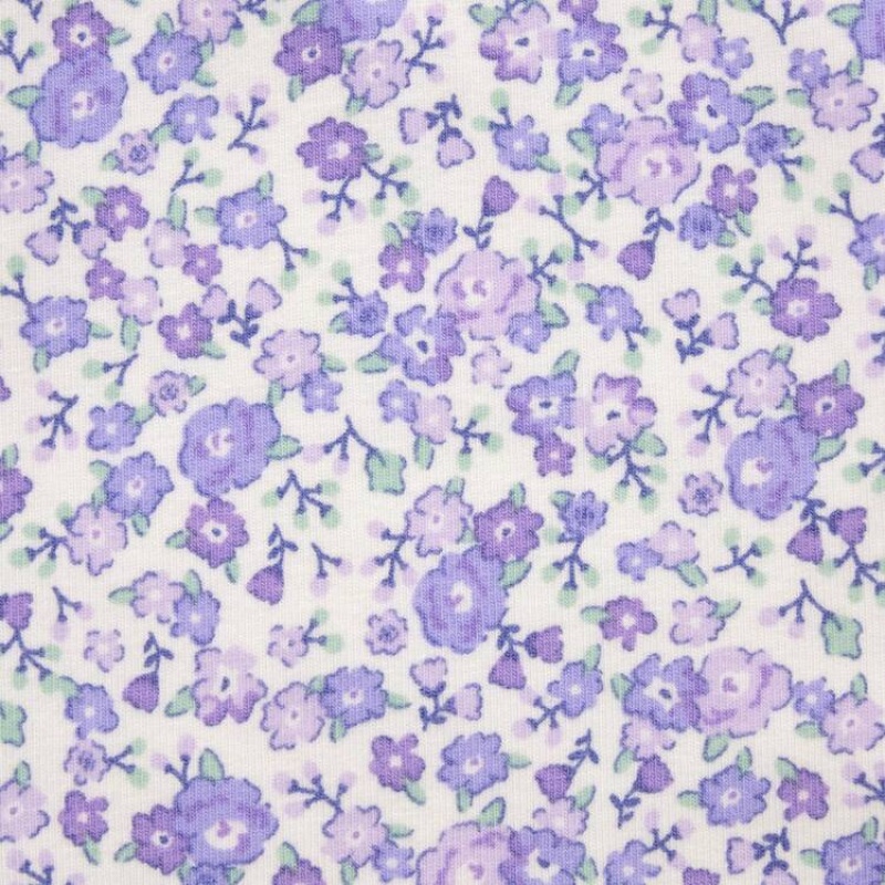 Baby Uniqlo Flower Print Leggings Purple | VMDS-06832