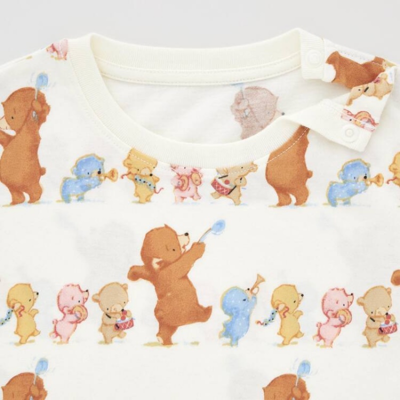 Baby Uniqlo Picturebook Ut Graphic T Shirts White | HFTS-12947