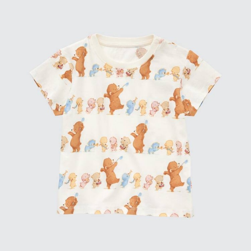 Baby Uniqlo Picturebook Ut Graphic T Shirts White | HFTS-12947