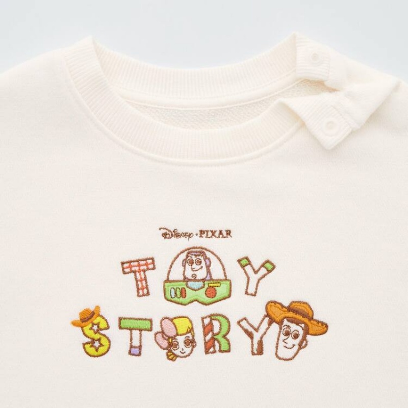 Baby Uniqlo Pixar Collection Ut Graphic Tops White | UDHT-47018