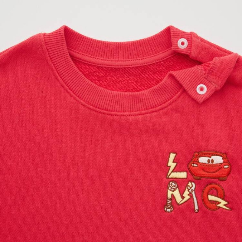 Baby Uniqlo Pixar Collection Ut Graphic Tops Red | KMHW-53210