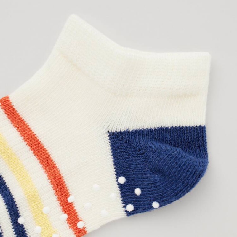 Baby Uniqlo Short (Two Pairs) Socks White / Blue / Pink | FYRN-37295