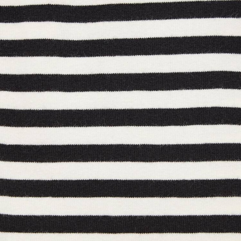 Baby Uniqlo Striped Leggings Black | GMDU-60579