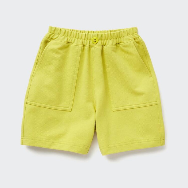 Baby Uniqlo Twill Dry Easy Shorts Green | EMZL-71954