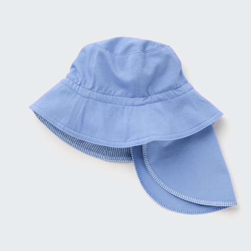 Baby Uniqlo Uv Protection Hats Blue | JHOT-75460