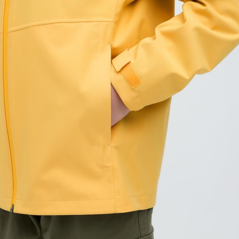 Kids' Uniqlo Blocktech Hooded Parka Yellow | YOTD-36480