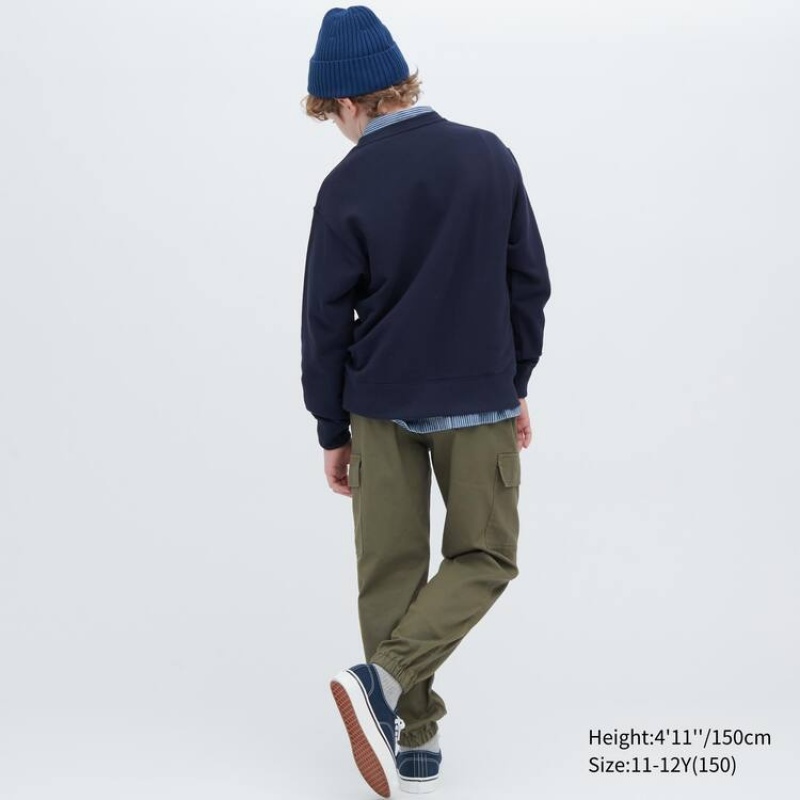 Kids' Uniqlo Cargo Jogger Jogger Olive | MKXJ-75468