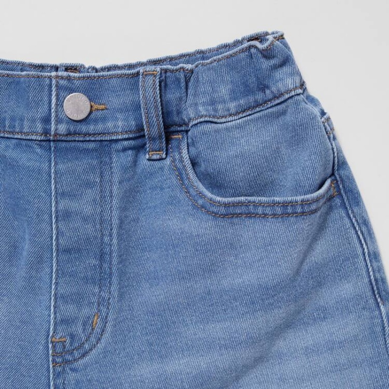 Kids' Uniqlo Denim Shorts Blue | ILJE-10734