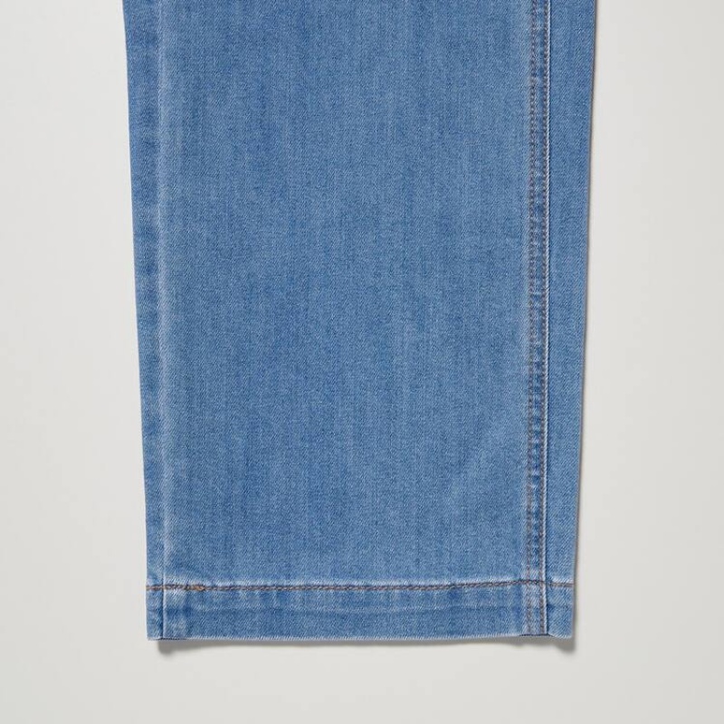 Kids' Uniqlo Girlsgy Jeans Blue | DWZR-38647