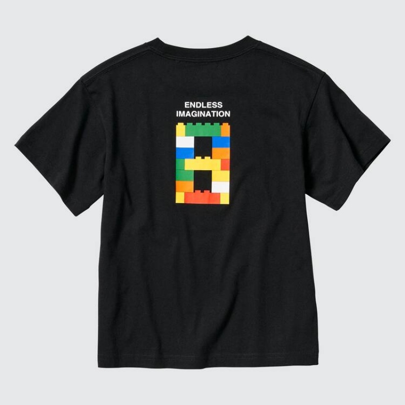 Kids' Uniqlo Lego® City Ut Graphic T Shirts Black | CKHY-52091