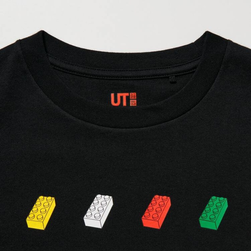 Kids' Uniqlo Lego® City Ut Graphic T Shirts Black | CKHY-52091