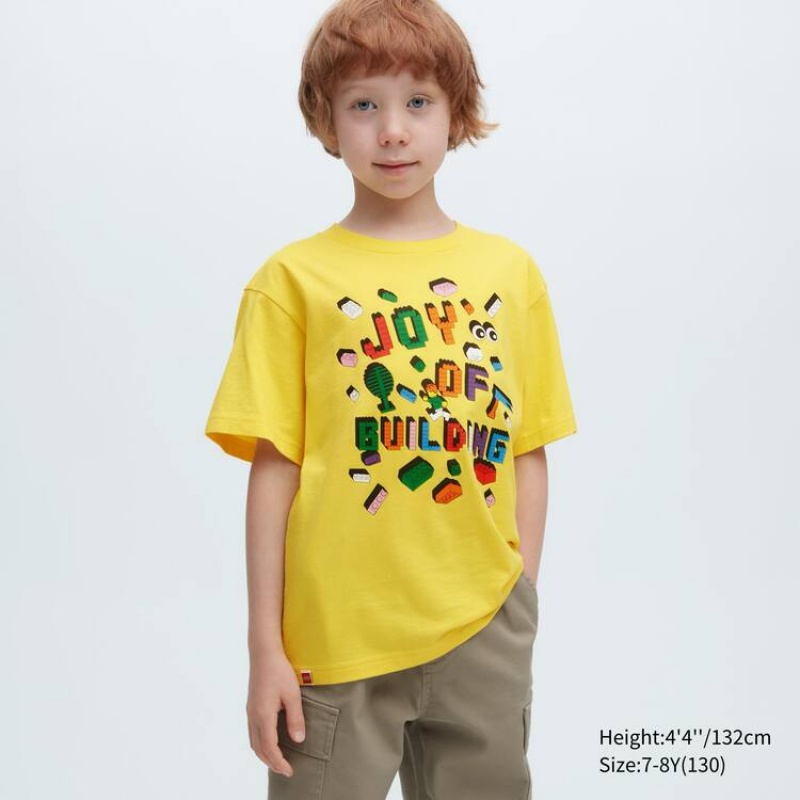 Kids' Uniqlo Lego® City Ut Graphic T Shirts Yellow | AEGN-23675