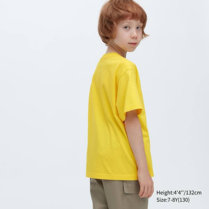 Kids' Uniqlo Lego® City Ut Graphic T Shirts Yellow | AEGN-23675