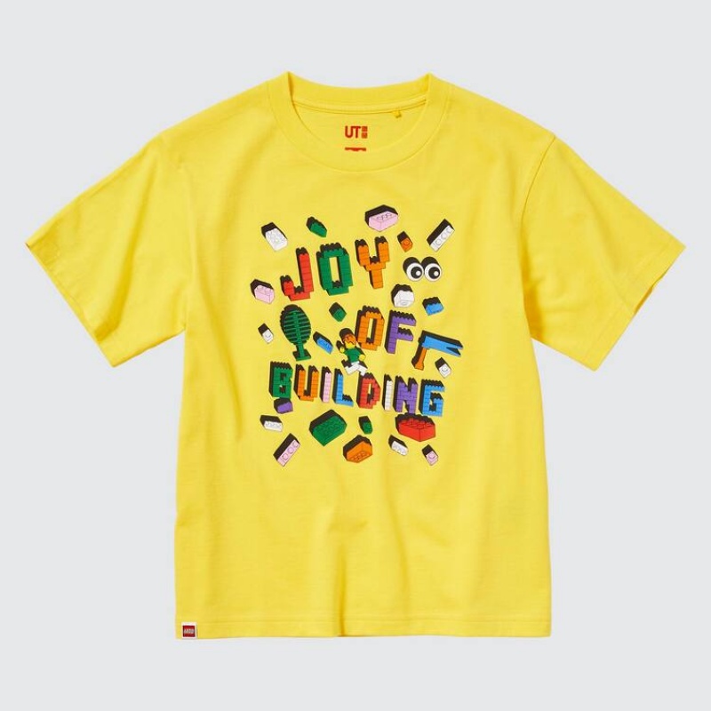 Kids' Uniqlo Lego® City Ut Graphic T Shirts Yellow | AEGN-23675