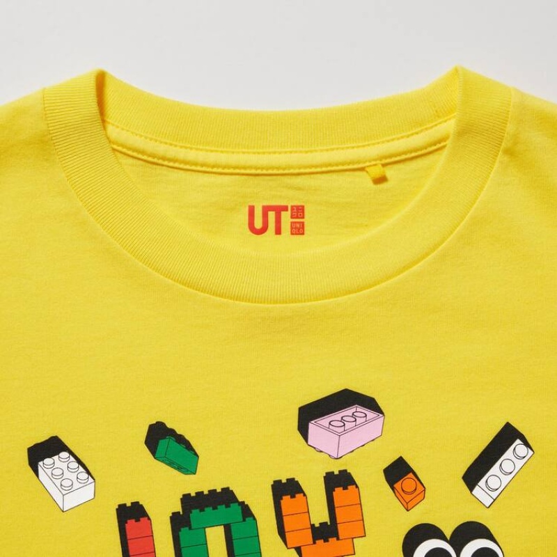 Kids' Uniqlo Lego® City Ut Graphic T Shirts Yellow | AEGN-23675