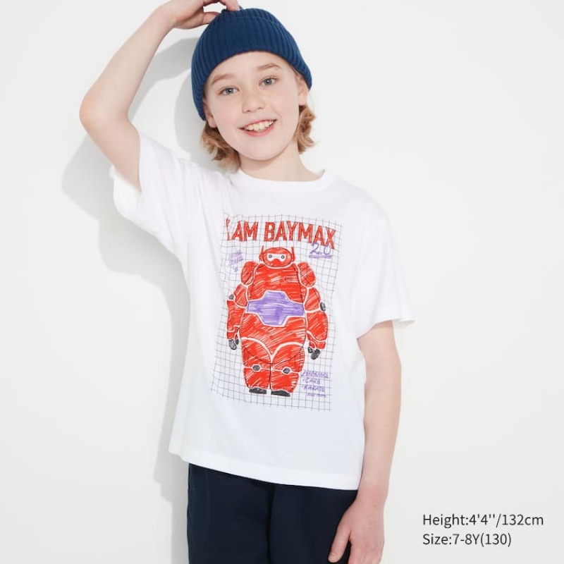 Kids' Uniqlo Mfa Utgp2023 Graphic T Shirts White | NYPZ-10296