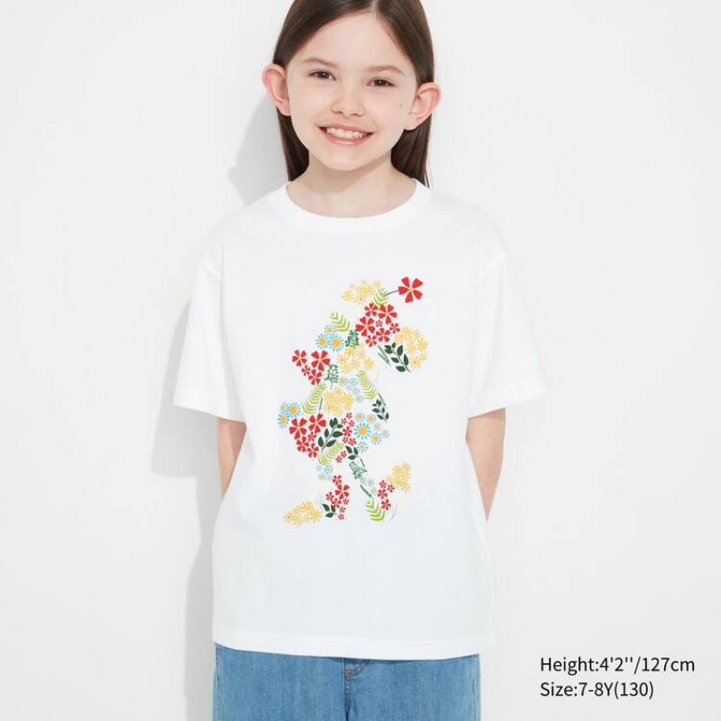 Kids' Uniqlo Mfa Utgp2023 Graphic T Shirts White | HVGU-04867