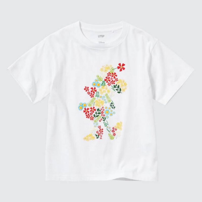 Kids' Uniqlo Mfa Utgp2023 Graphic T Shirts White | HVGU-04867