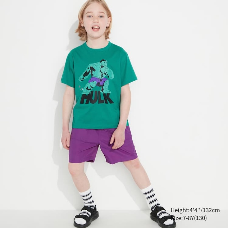 Kids' Uniqlo Mfa Utgp2023 Graphic T Shirts Green | XNRO-74029