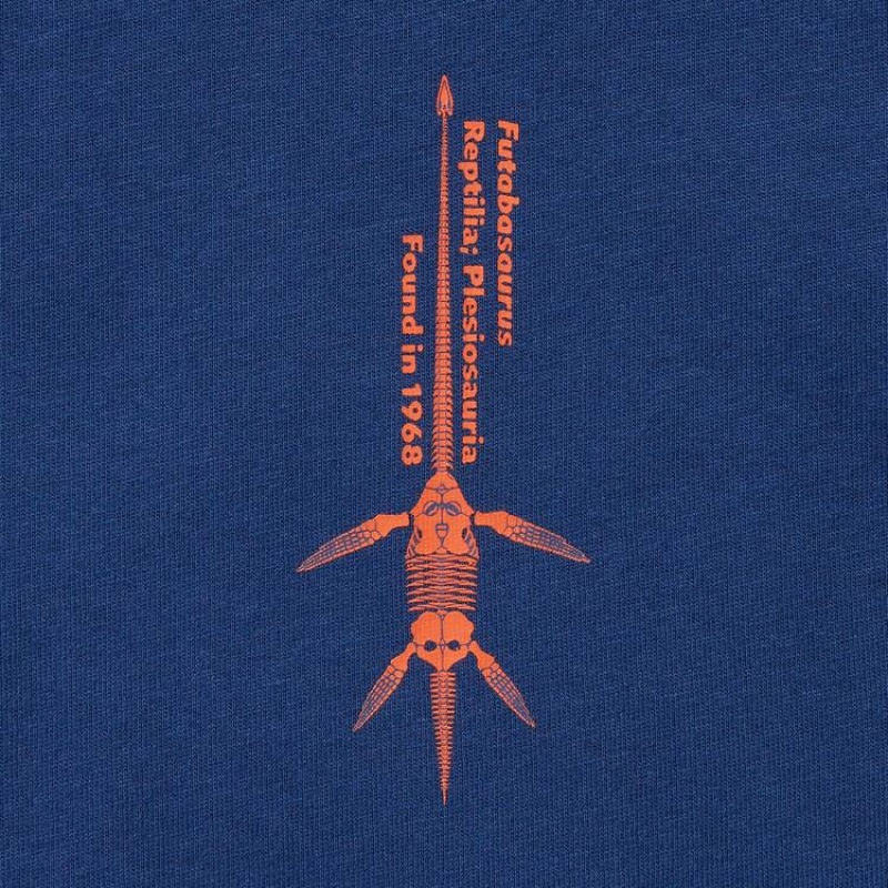 Kids' Uniqlo National Museum Of Nature And Science Tokyo Ut Graphic T Shirts Blue | EGFH-92160